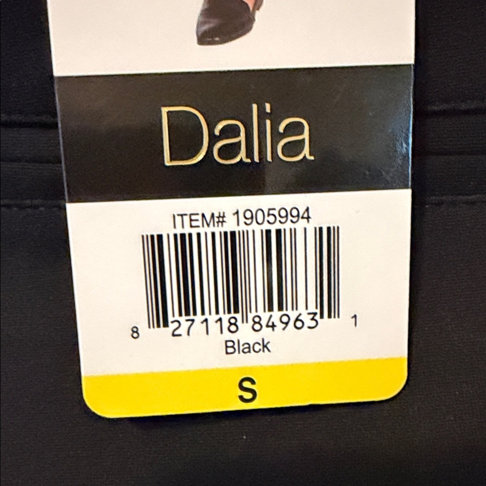 Dalia Black Slim-Fit Pants women’s size small NWT - Picture 6 of 9